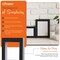 iFrame Pre-Cut Black Mats with Light Cream Bevel-Cut + Backing Boards + Transparent Clear Plastic Bags, Acid Free Photo Album Complete Set